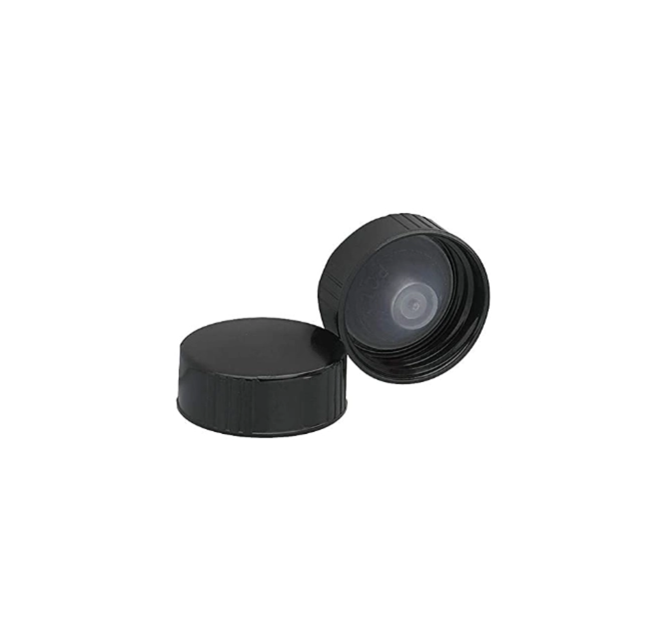 Black Ribbed Phenolic Resin Cap