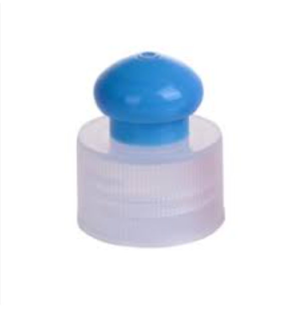 28mm Plastic Spiral Sports Water Bottle Push-Pull Lid