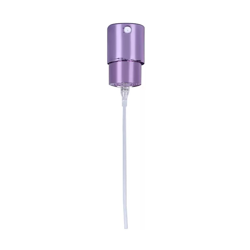 13 Thread Anodized Aluminum Purple Perfume Crimp Pump