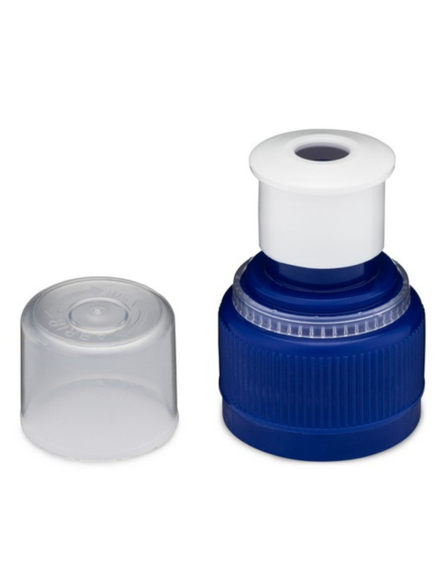 28 mm Blue PP Plastic Tamper-Evident Sport Caps