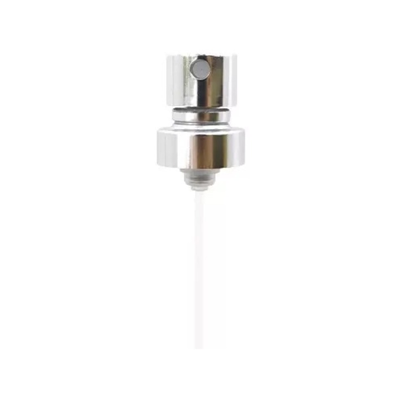 Electroplated silver  Perfume Crimp Pump 
