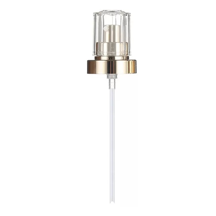Frosted Gold Plating Press Serum Pump