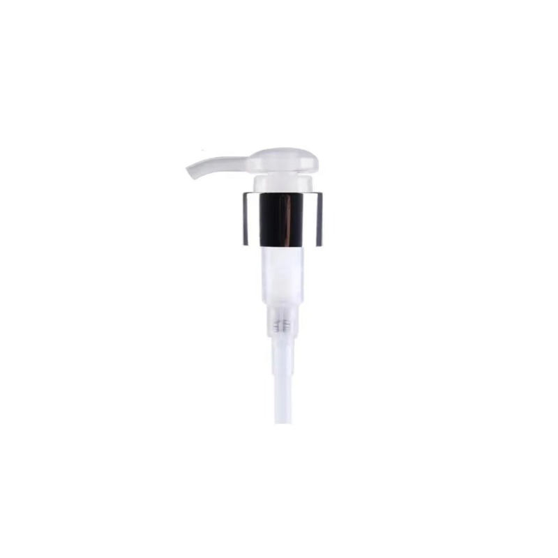 Bright Silver Round Head Lotion Pump