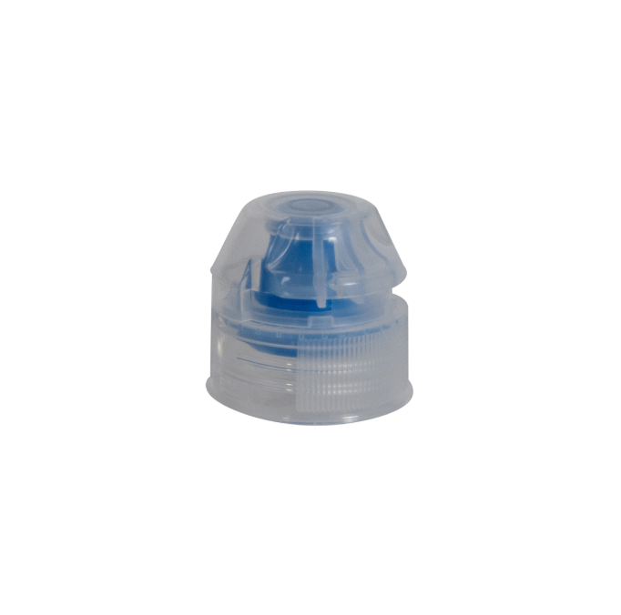 Tamper-evident flip-top water bottle cap