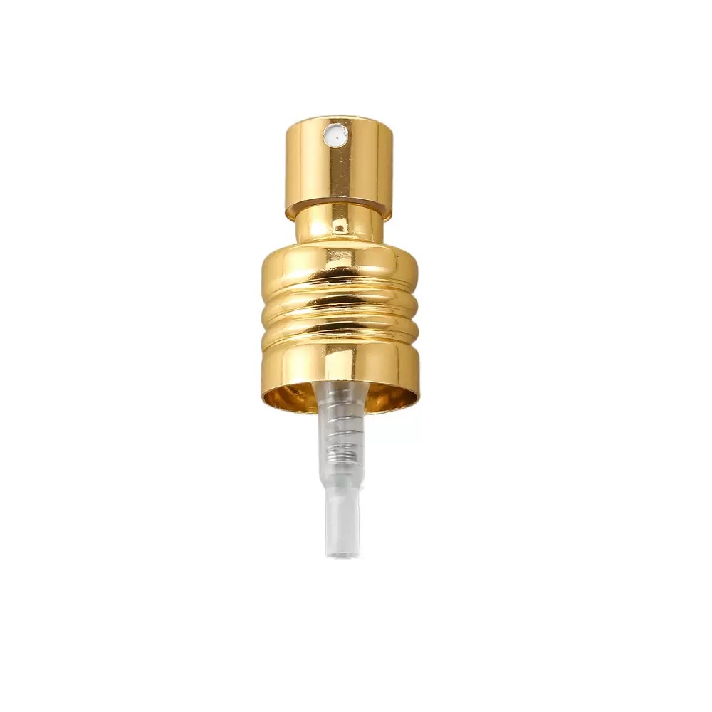 18/415 Anodized Aluminum Gold Perfume Crimp Pump
