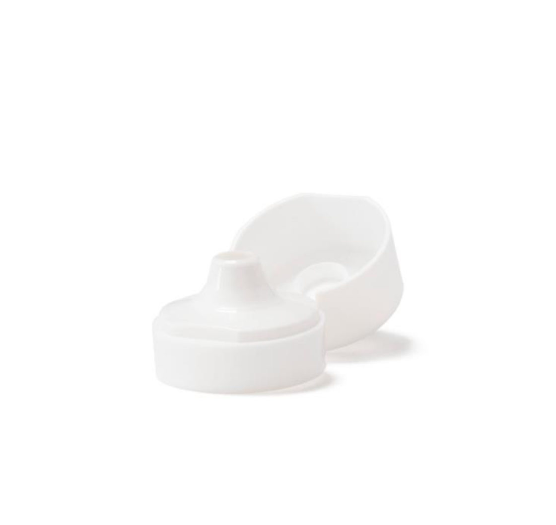 White Flip-Top Lip Gloss Tube Cap