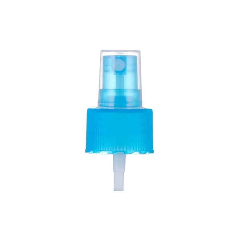 24 Caliber Translucent PP Blue Mist Spray Pump