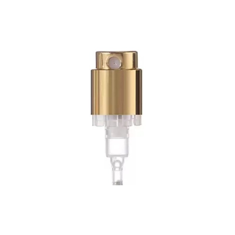 11 Caliber Anodized Aluminum Gold Perfume Crimp Pump