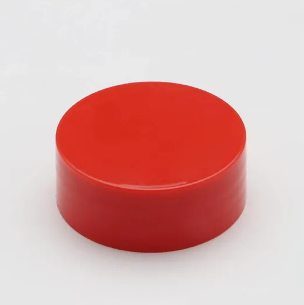 Red Smooth Surface Screw Cap Plastic Bottle Cap
