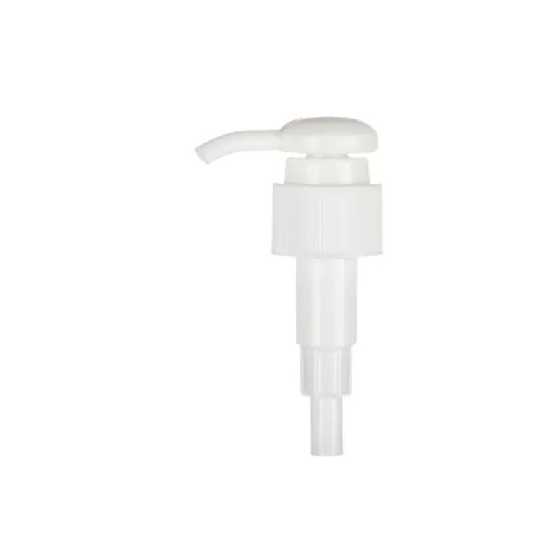 Round Head White Lotion Pump