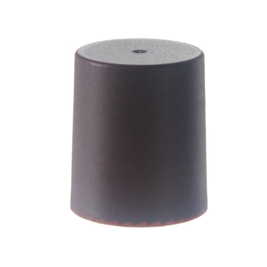 28/410 Frosted White PP Plastic Plain Screw Top Cap