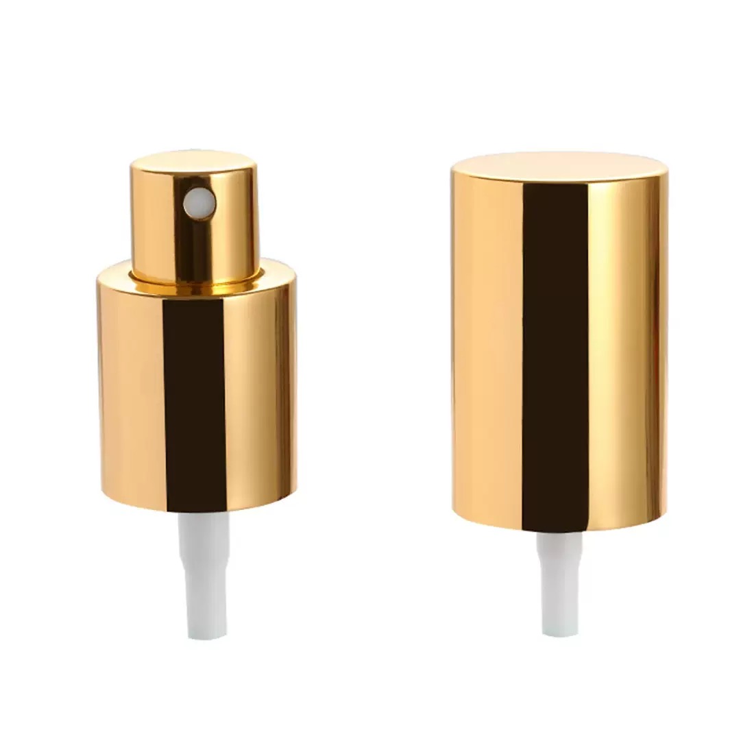 Electroplated Aluminum Gold Perfume Crimp Pump