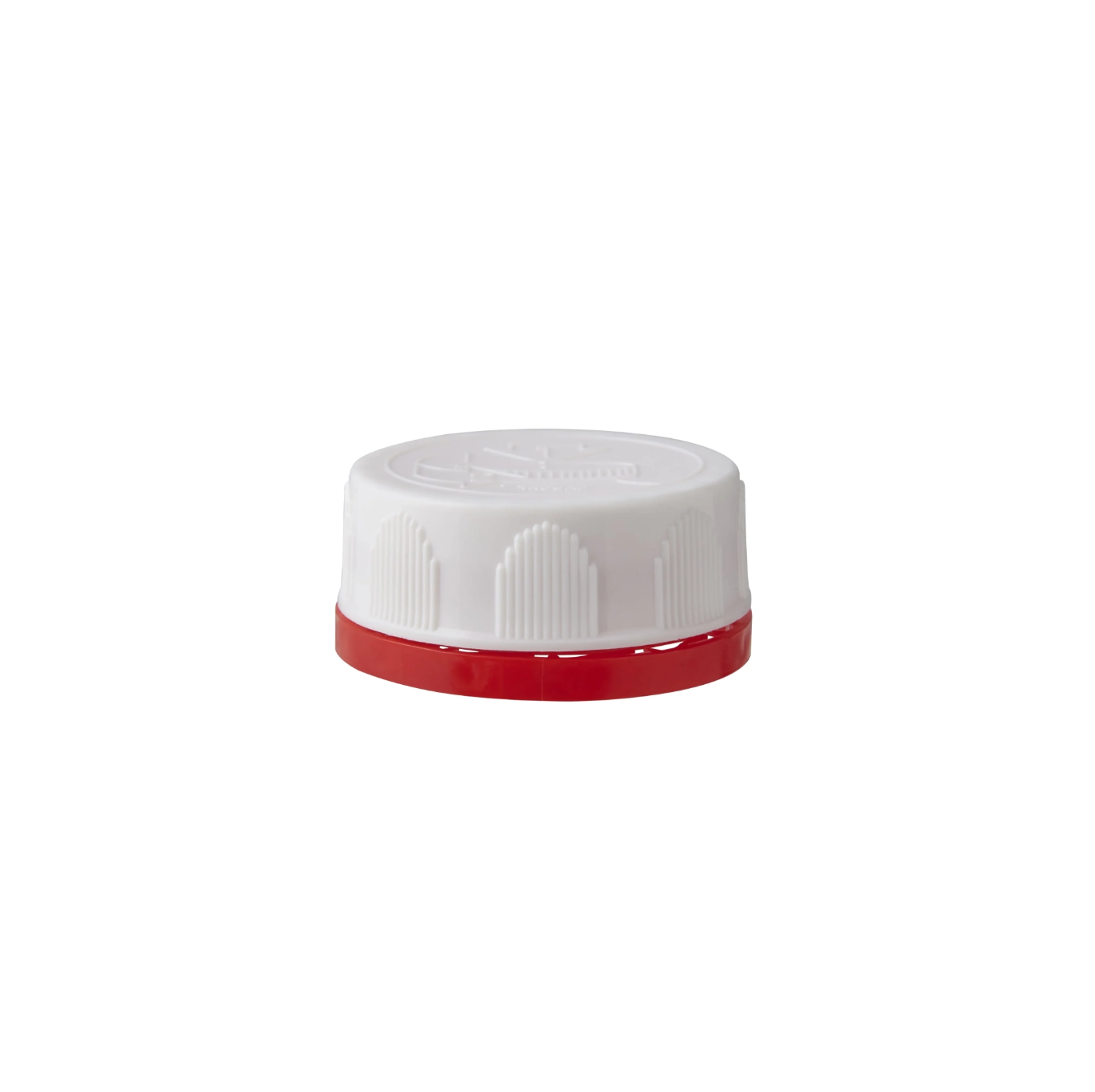 42mm White Plastic Tamper-Evident Cover