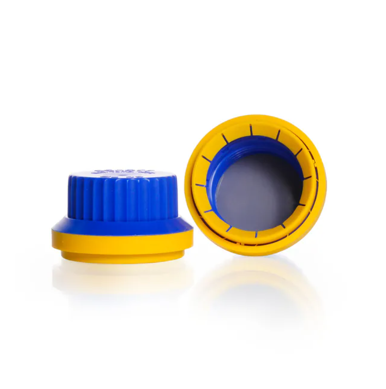 Colored tamper-evident screw cap